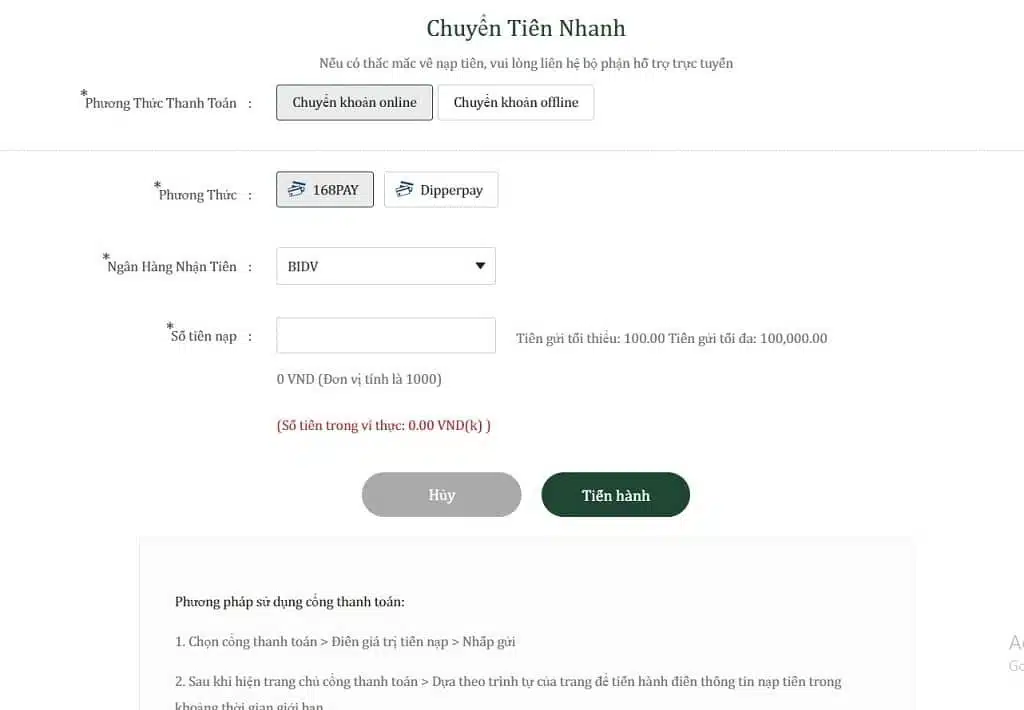 Hướng Dẫn Cách Nạp Tiền Ae88 Với Các Phương Thức Trực Tuyến